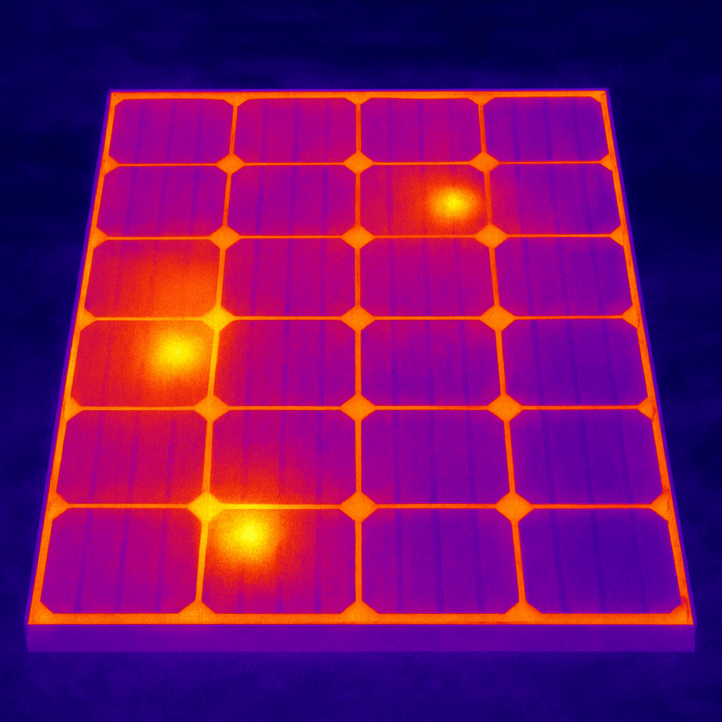 Thermal Imaging Services 2 solar panel hotspots